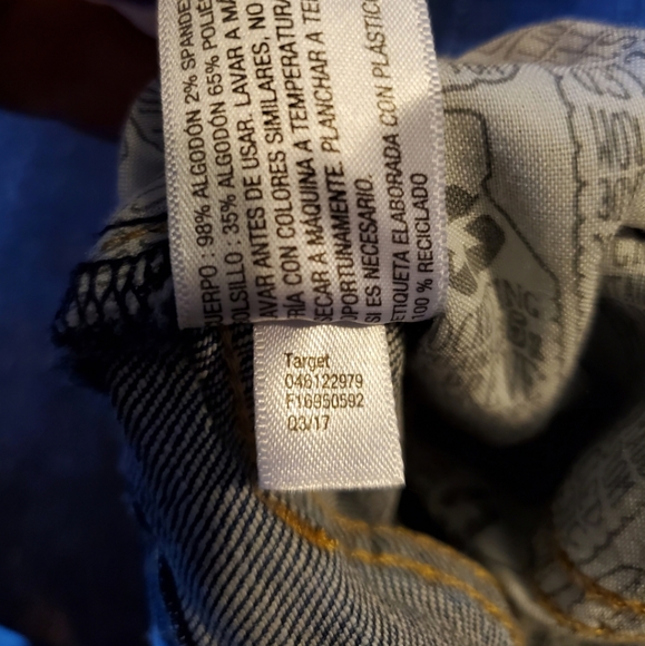 Cat & Jack Fun shred design jeans girls 16 - Picture 13 of 15